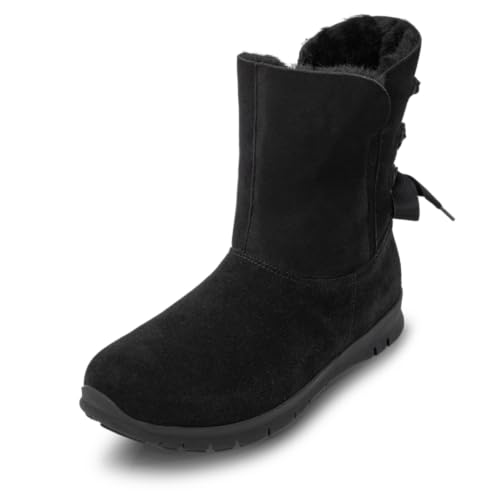 VITAFORM Winterstiefel Damen gefüttert – Gefütterte Stiefel für Damen – Rutschhemmend, Leicht und besonders Warm schwarz 39 von VITAFORM