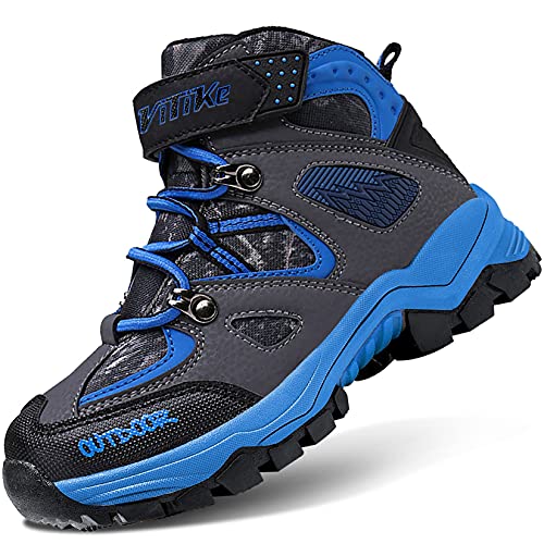 VITIKE Kinder Schneestiefel Jungen Warmfutter Jungen Schneestiefel, 0 Schwarz, Gr.- 29 EU von VITIKE