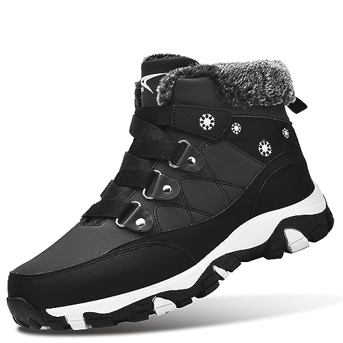 VITIKE Damen Winterschuhe Trekking Wanderstiefel Warm Gefüttert Schneestiefel Winter Outdoor Boots Winterstiefel von VITIKE