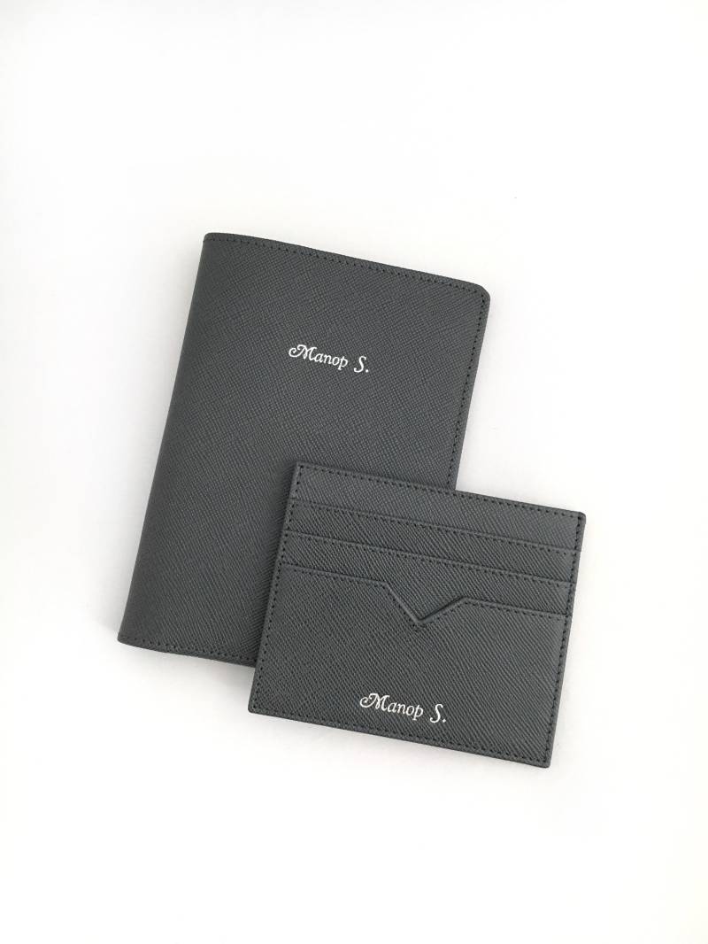 Personalisierter Kartenhalter - Monogramm Leder Personalisierte Geschenke Für Ihn | Ash Saffiano Personalisierter Kartenhalter - Monogramm Leder Personalisierte Geschenke Für Ihn | Ash Saffiano von VITTcustomSTUDIO