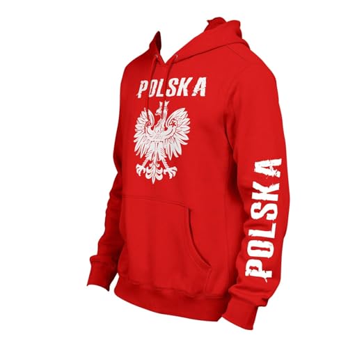 Polska Hoodie Polen Pulli Pullover Adler hochwertige Verarbeitung Damen Herren von VIVA WERBUNG