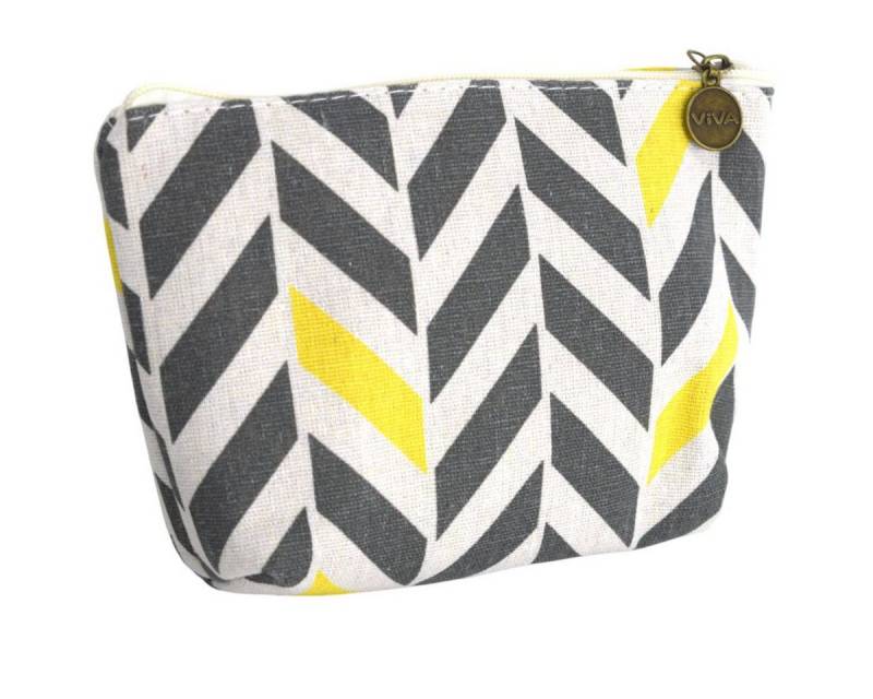 VIVA Kosmetiktasche Kulturbeutel ca. 21 x 13 x 6cm Pflegebeutel mit Innenfächern Tasche (1-tlg), farbenfroh gestaltet von VIVA