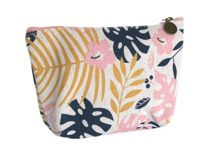 VIVA Kosmetiktasche Kulturbeutel ca. 21 x 13 x 6cm Pflegebeutel mit Innenfächern Tasche (1-tlg), farbenfroh gestaltet von VIVA