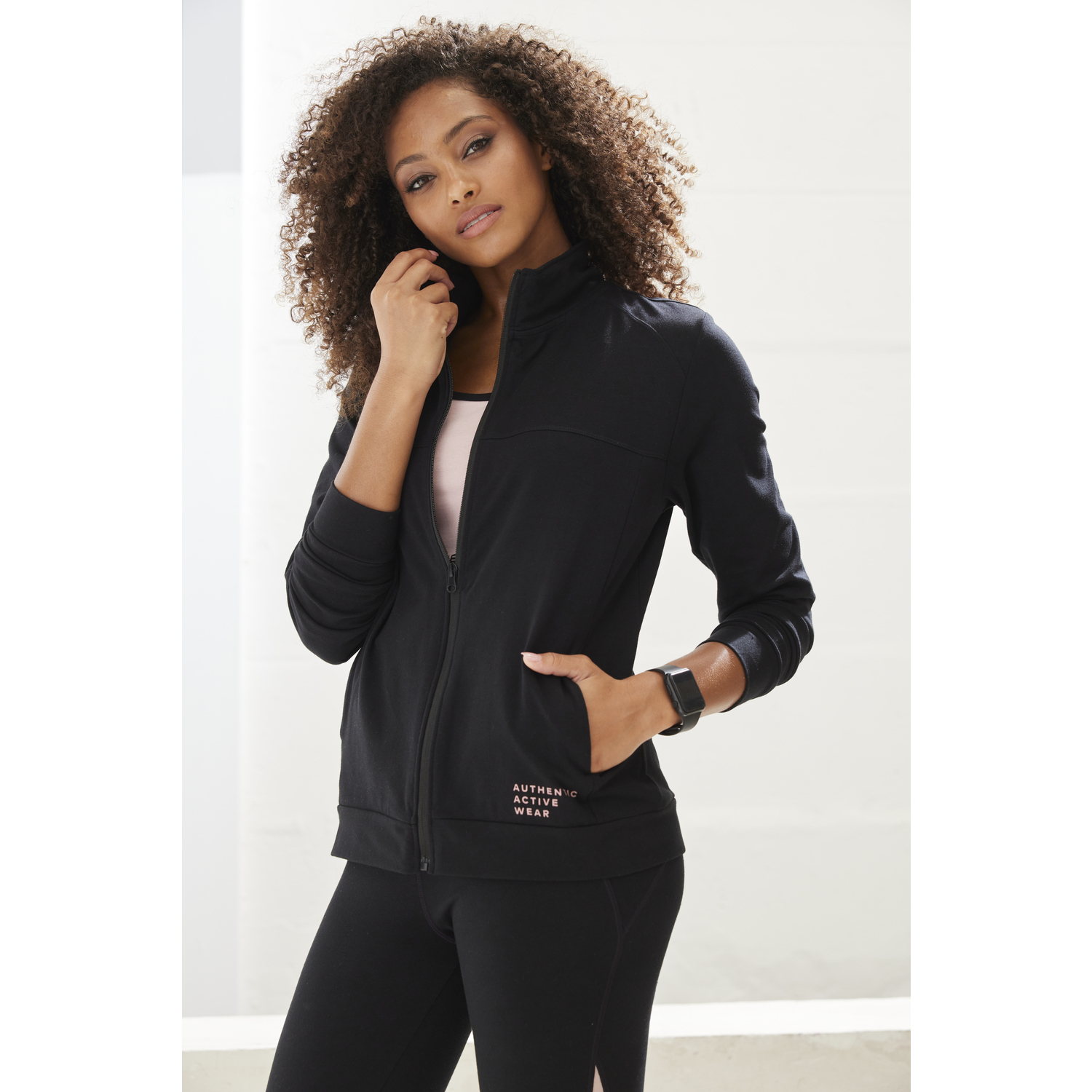 VIVANCE ACTIVE Sweatjacke Damen schwarz Gr.XS (32/34) von VIVANCE ACTIVE