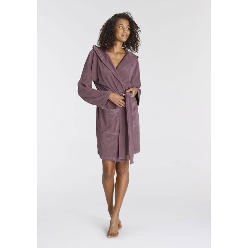 VIVANCE DREAMS Bademantel Damen mauve Gr.XL/44 von VIVANCE DREAMS