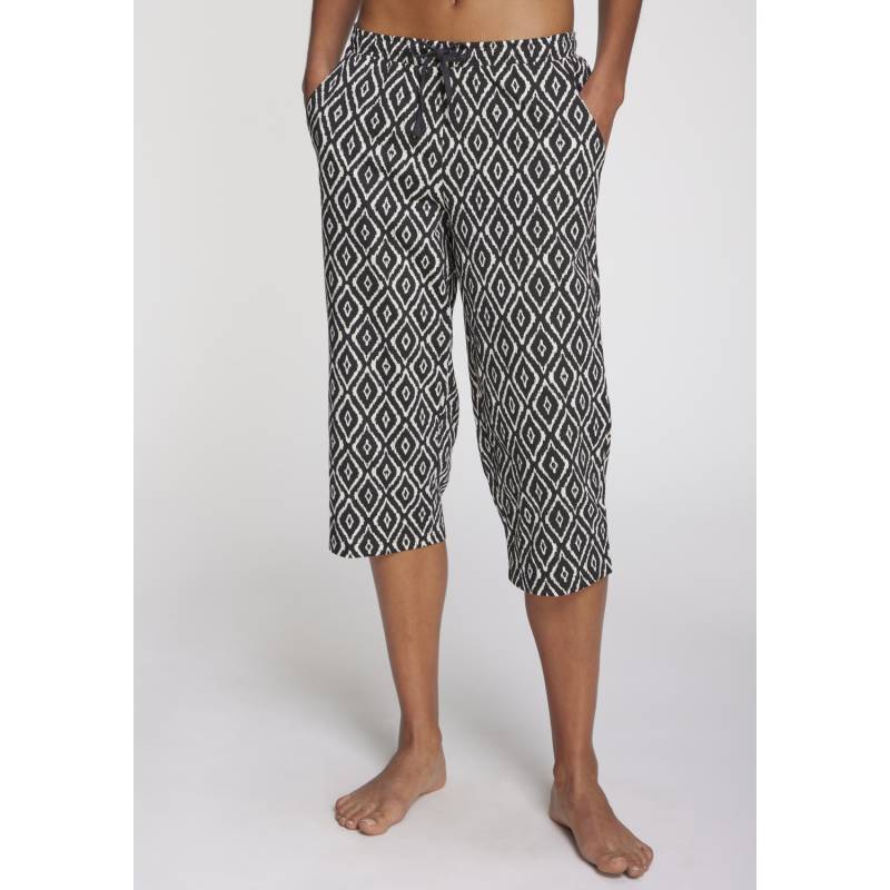 VIVANCE DREAMS Damen Caprihose schwarz-weiß-gemustert Gr.40/42 von VIVANCE DREAMS