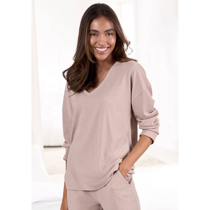 VIVANCE DREAMS Damen Langarmshirt altrosa Gr.32/34 von VIVANCE DREAMS