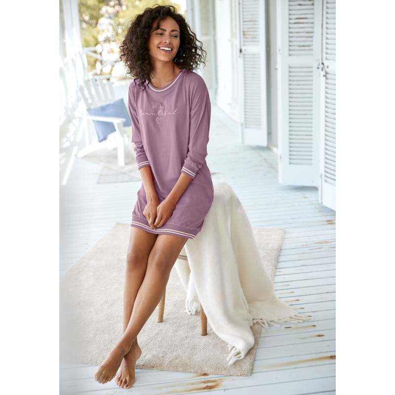 VIVANCE DREAMS Damen Nachthemd mauve Gr.40/42 von VIVANCE DREAMS
