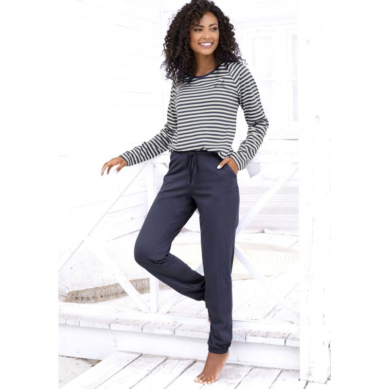 VIVANCE DREAMS Damen Pyjama Dunkelblau Gr.52/54 von VIVANCE DREAMS