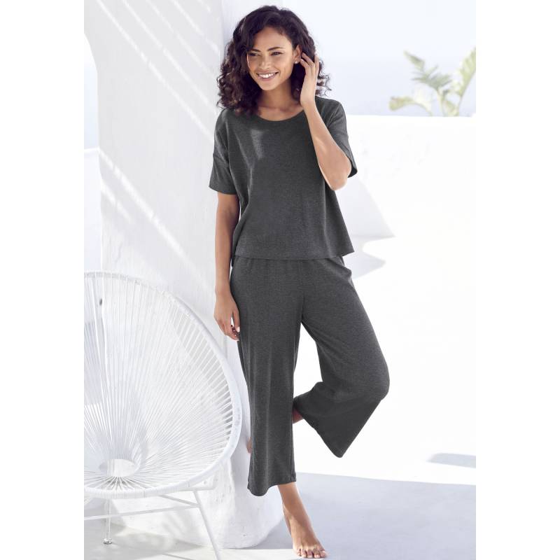VIVANCE DREAMS Damen Pyjama dunkelgrau Gr.32/34 von VIVANCE DREAMS