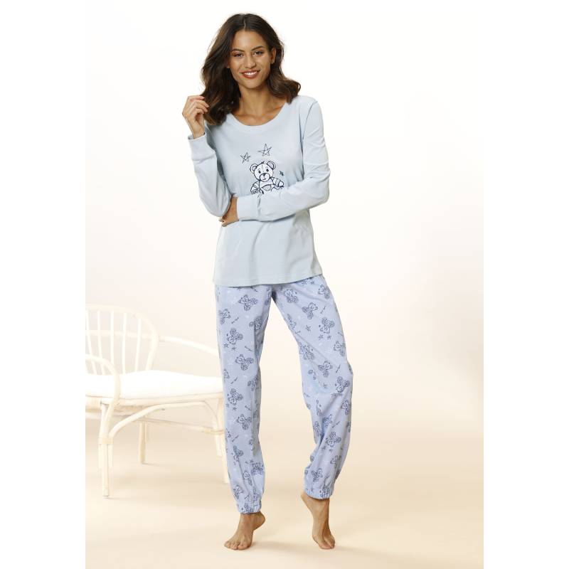 VIVANCE DREAMS Damen Pyjama hellblau Gr.52/54 von VIVANCE DREAMS