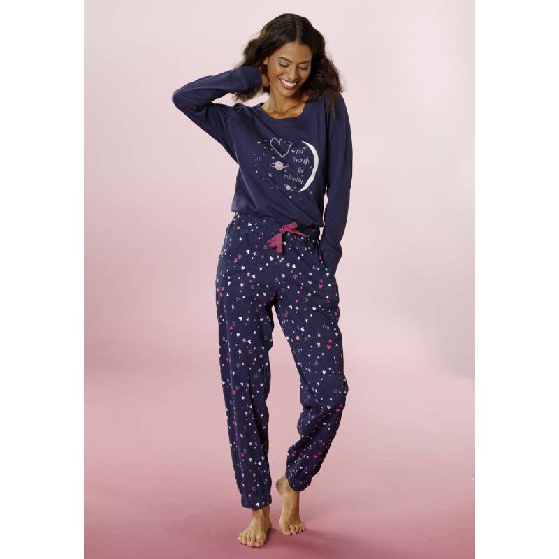 VIVANCE DREAMS Damen Pyjama navy Gr.36/38 von VIVANCE DREAMS
