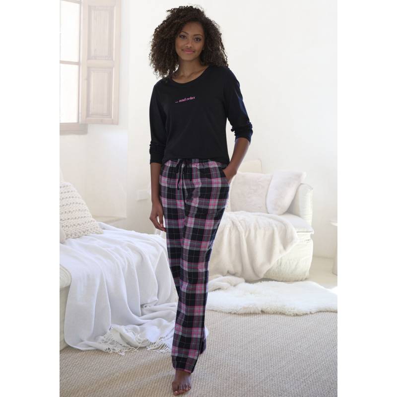 VIVANCE DREAMS Damen Pyjama pink Gr.38 von VIVANCE DREAMS