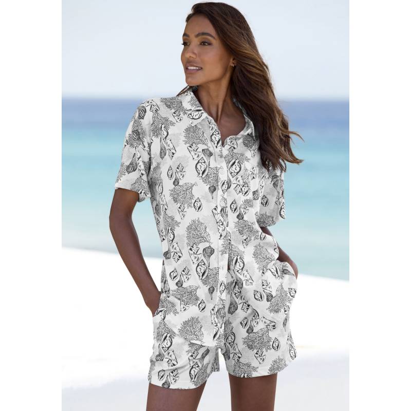 VIVANCE DREAMS Damen Shorty creme-gemustert Gr.44/46 von VIVANCE DREAMS