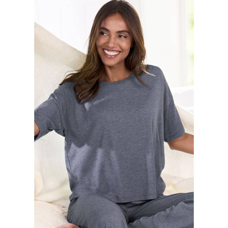 VIVANCE DREAMS Damen T-Shirt anthrazitblau Gr.32/34 von VIVANCE DREAMS
