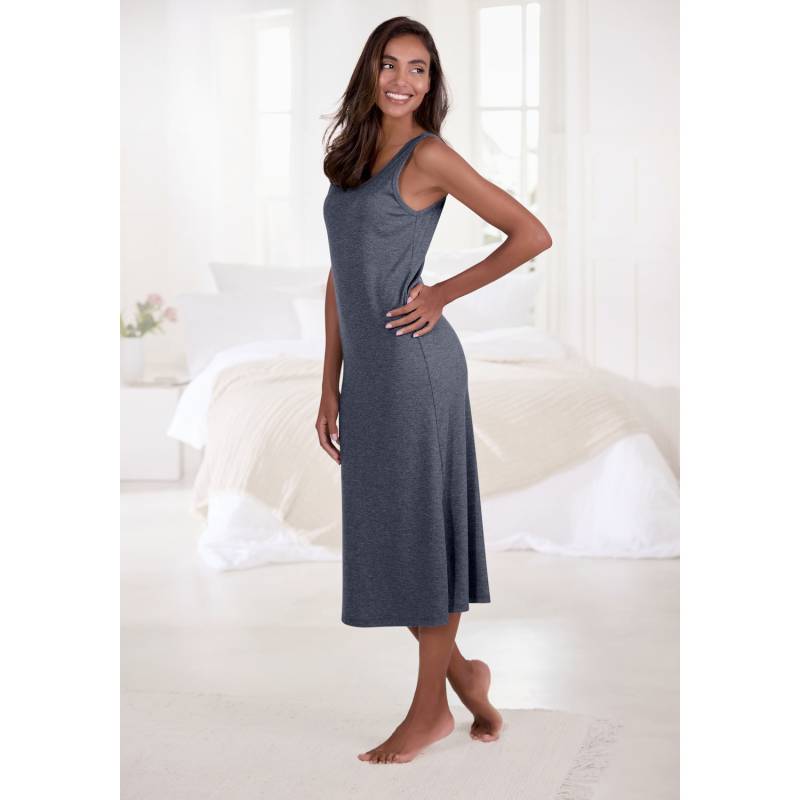 VIVANCE DREAMS Damen Trägerkleid anthrazitblau Gr.40/42 von VIVANCE DREAMS