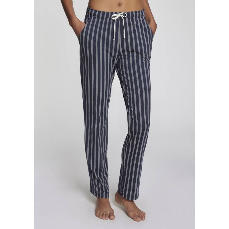 VIVANCE DREAMS Pyjamahose Damen dunkelblau-gestreift Gr.40/42 von VIVANCE DREAMS