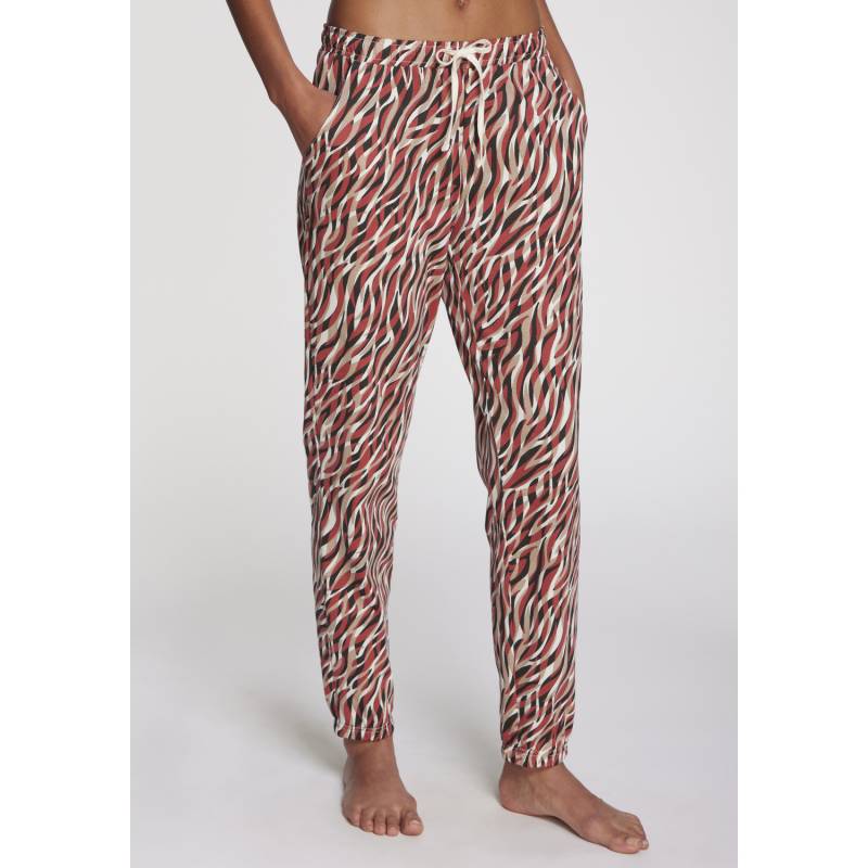 VIVANCE DREAMS Pyjamahose Damen rot-schwarz-gemustert Gr.32/34 von VIVANCE DREAMS