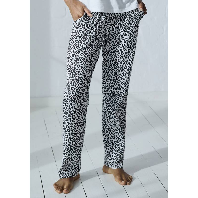 VIVANCE DREAMS Pyjamahose Damen schwarz-weiß gemustert Gr.40/42 von VIVANCE DREAMS