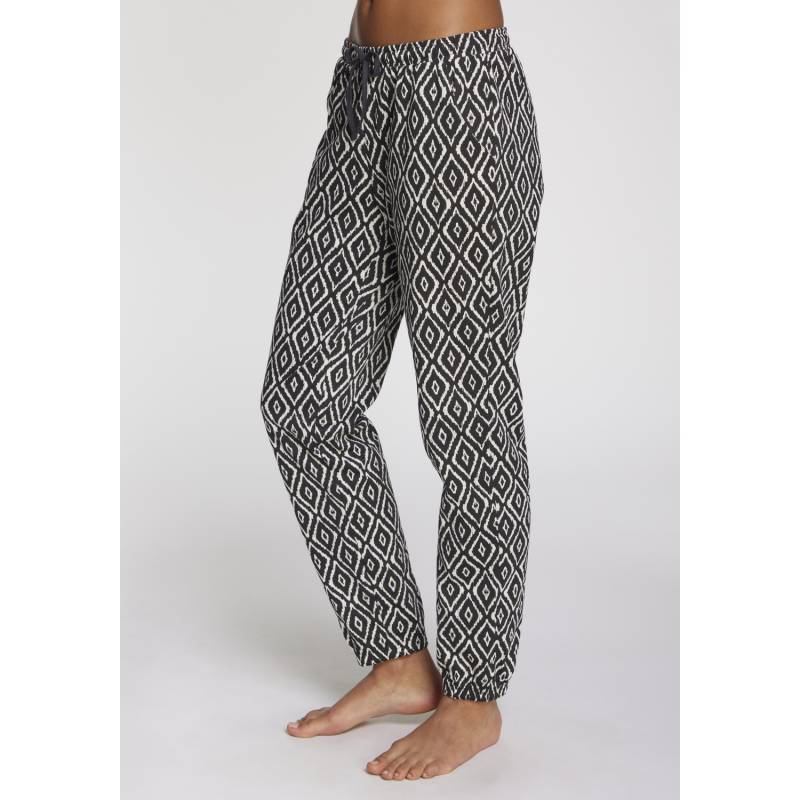 VIVANCE DREAMS Pyjamahose Damen schwarz-weiß-gemustert Gr.48/50 von VIVANCE DREAMS