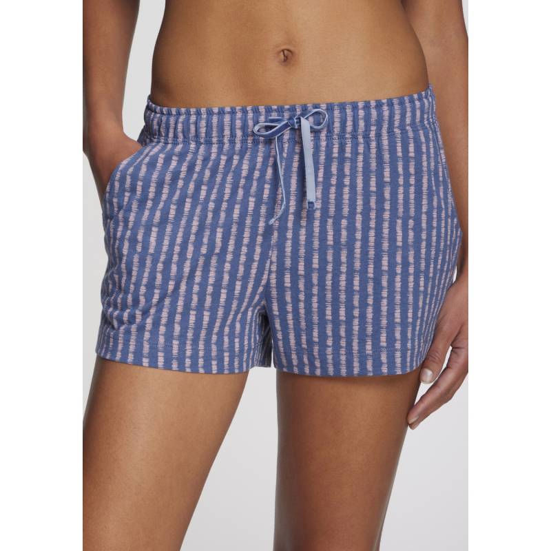 VIVANCE DREAMS Pyjamashorts Damen blau-rosa-gestreift Gr.44/46 von VIVANCE DREAMS