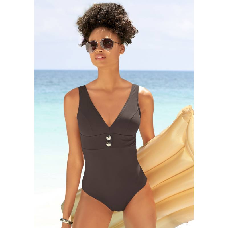 VIVANCE Badeanzug Damen dunkelbraun Gr.38 Cup A/B von VIVANCE