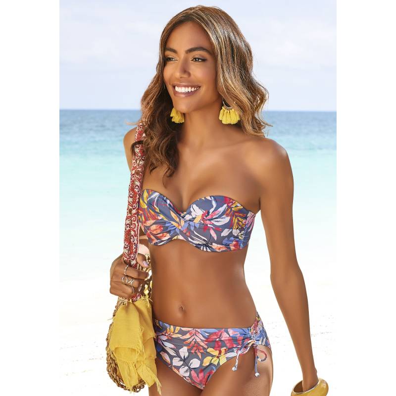 VIVANCE Bikini-Hose Damen grau-bedruckt Gr.44 von VIVANCE