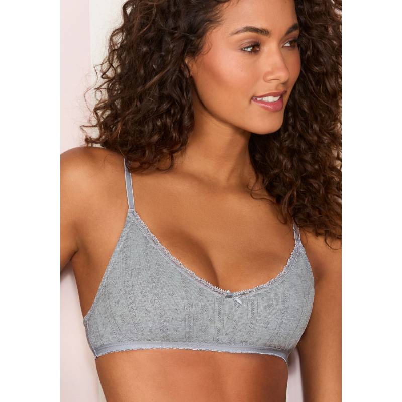 VIVANCE Bralette Damen grau meliert Gr.36/38 von VIVANCE