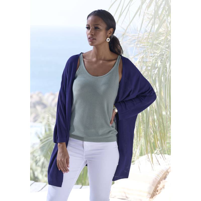 VIVANCE Cardigan Damen blau Gr.52/54 von VIVANCE