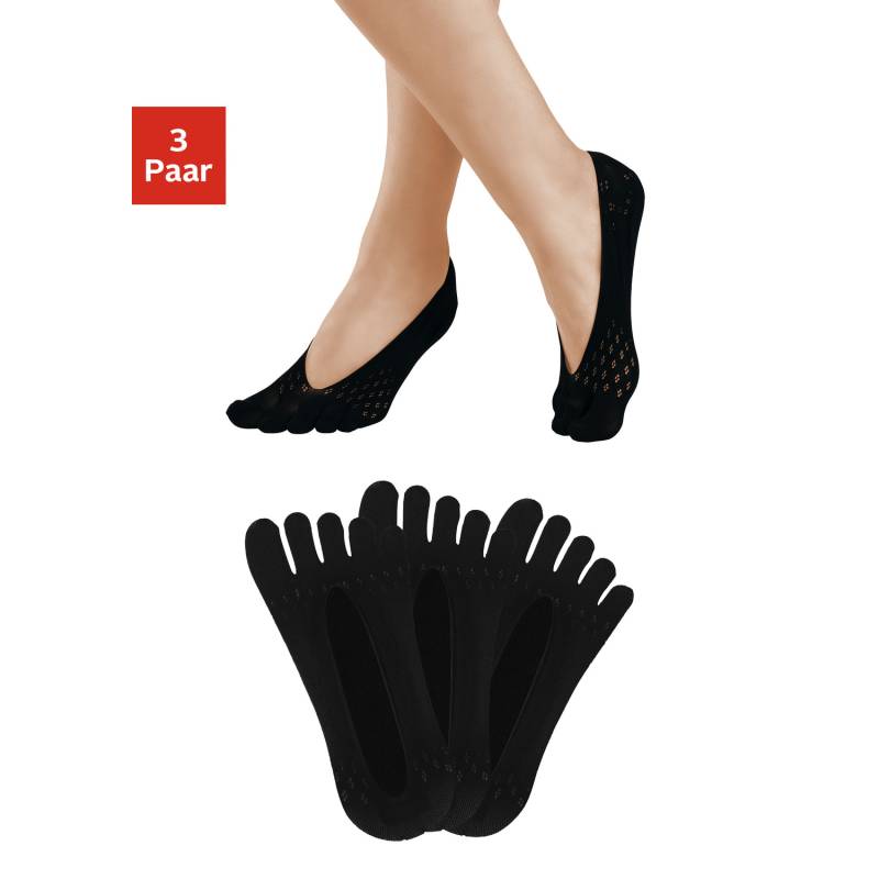 VIVANCE Feinfüßlinge Damen 3x schwarz Gr.39-42 von VIVANCE