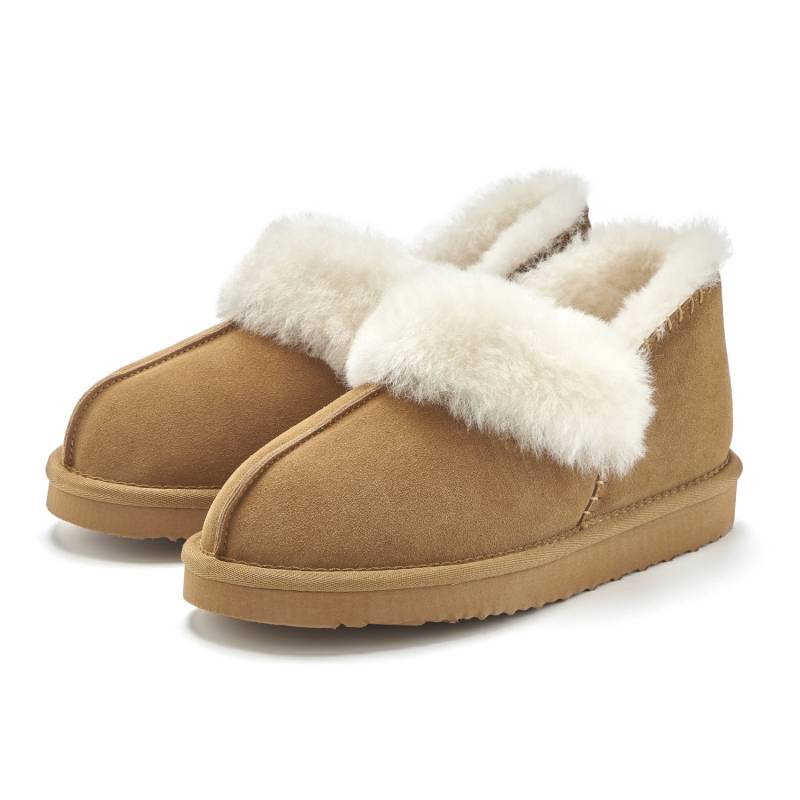 VIVANCE Hausschuh Damen camelfarben Gr.38 von VIVANCE