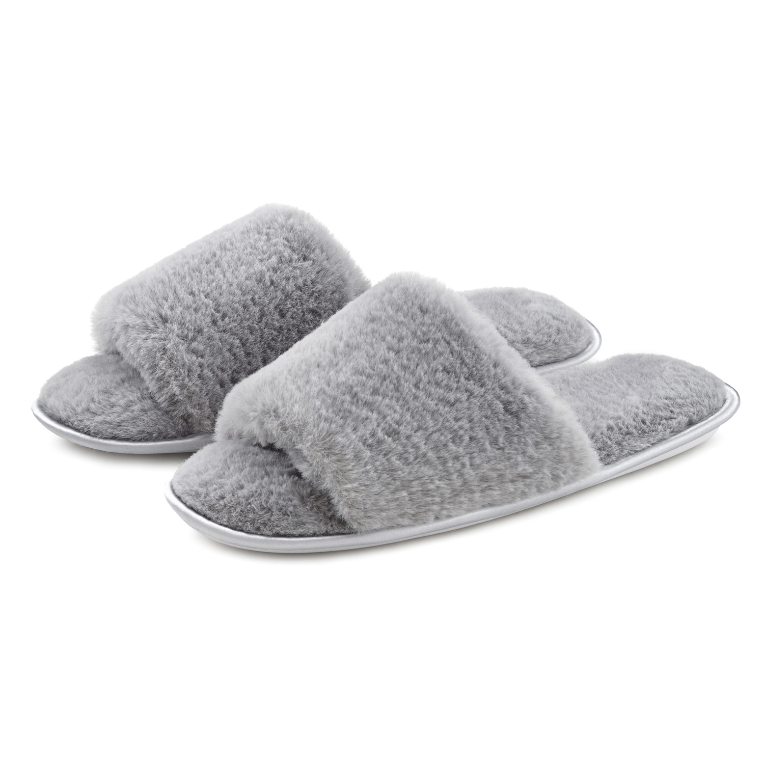 VIVANCE Hausschuh Damen grau Gr.40/41 von VIVANCE