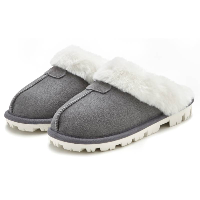 VIVANCE Hausschuh Damen grau Gr.41 von VIVANCE