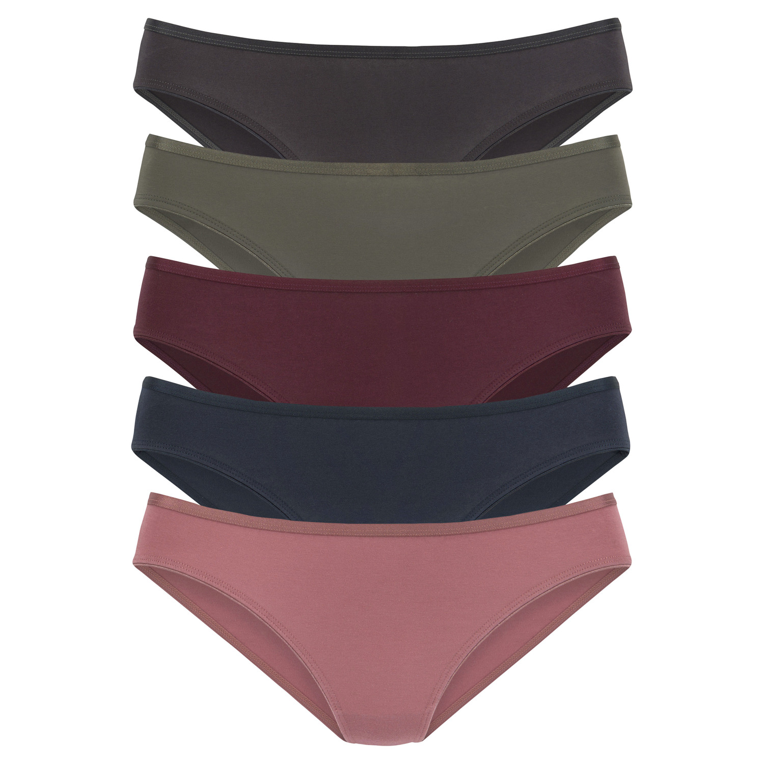 VIVANCE Jazz-Pants Slips Damen altrosa, navy, khaki, bordeaux, anthrazit Gr.36/38 von VIVANCE