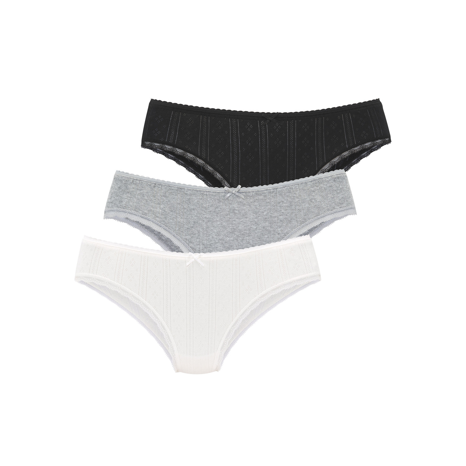 VIVANCE Jazz-Pants Slips Damen schwarz, grau, weiß Gr.44/46 von VIVANCE