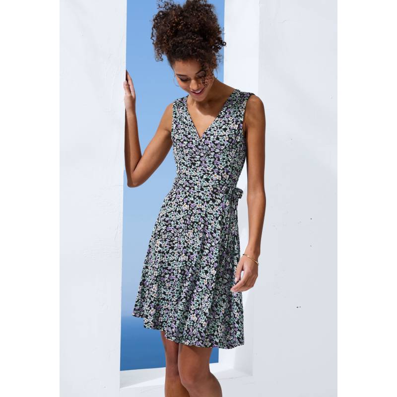 VIVANCE Jerseykleid Damen lila-türkis-creme geblümt Gr.44 VIVANCE Jerseykleid Damen lila-türkis-creme geblümt Gr.44 von VIVANCE