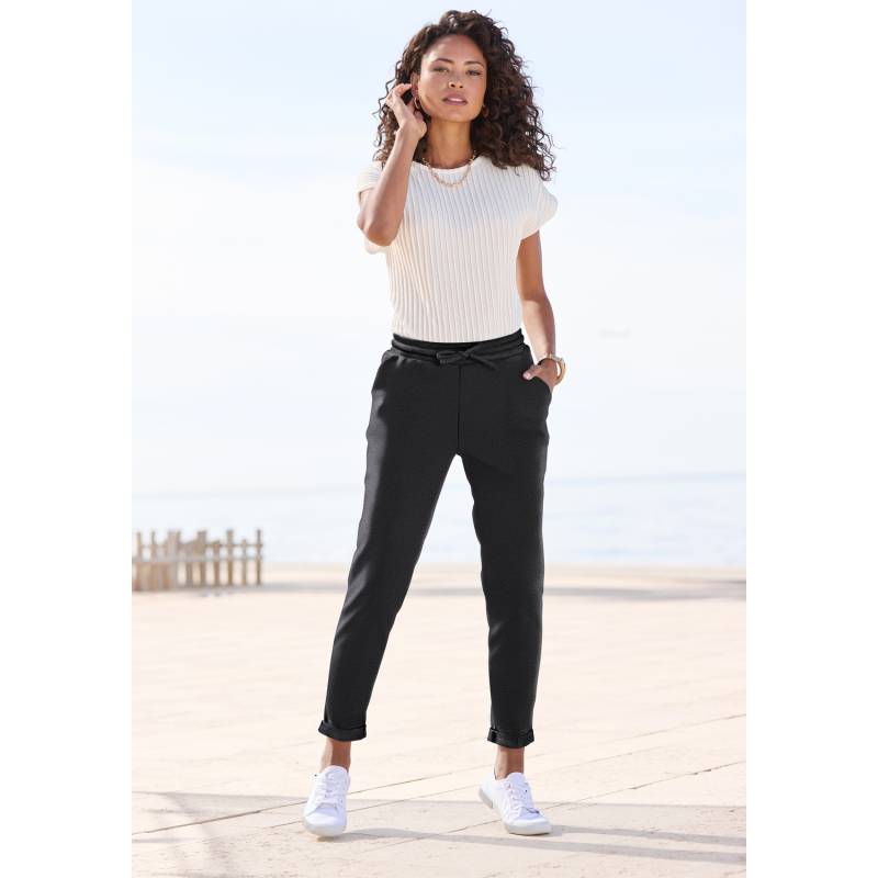 VIVANCE Jogger Pants Damen schwarz Gr.36 von VIVANCE