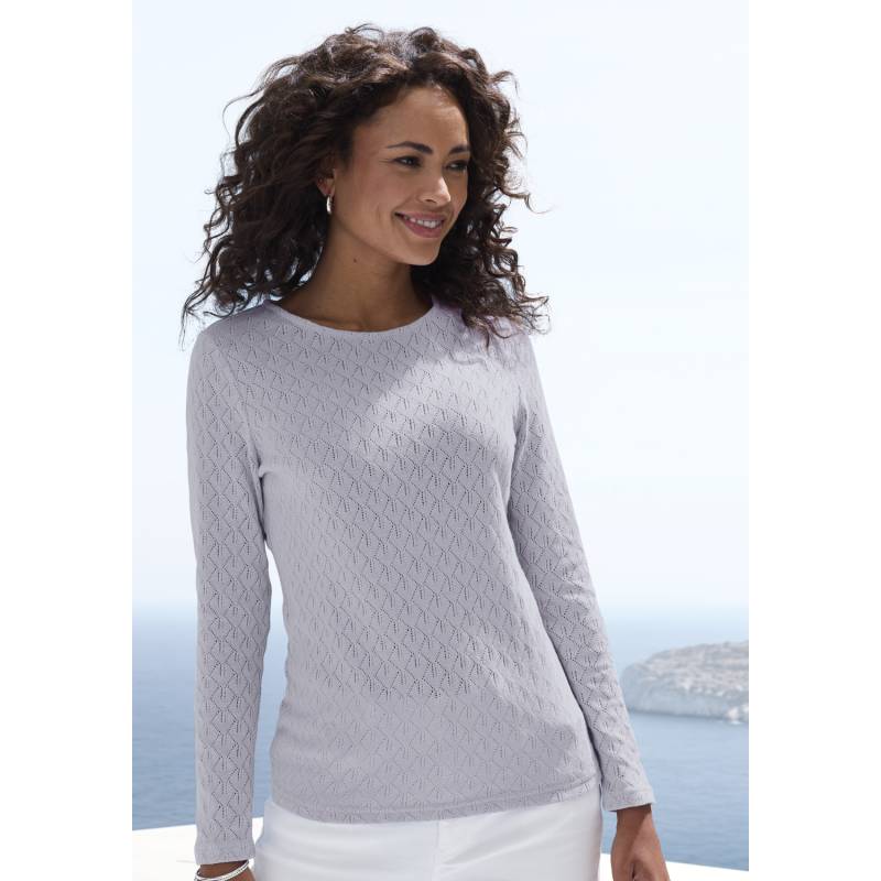 VIVANCE Langarmshirt Damen hellblau Gr.48/50 von VIVANCE