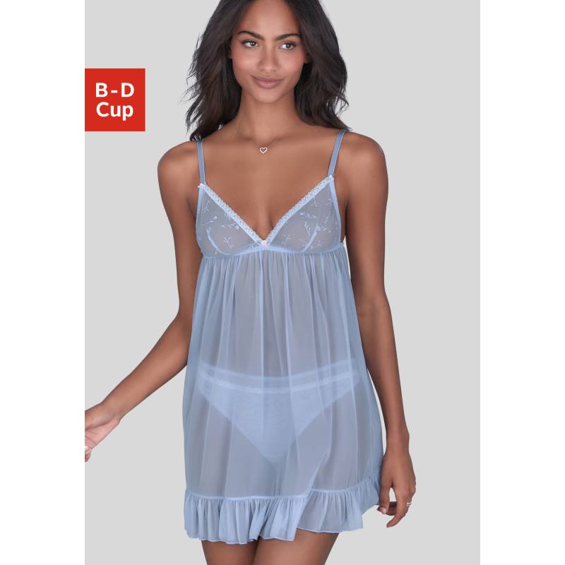 VIVANCE Negligé Damen hellblau Gr.85 Cup D von VIVANCE