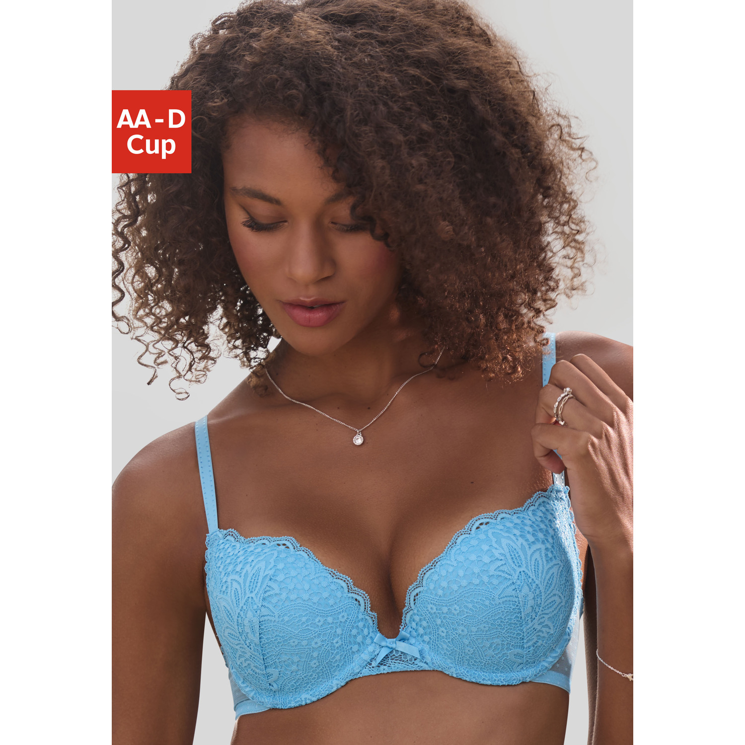 VIVANCE Push-up-BH Damen aquamarin Gr.90C von VIVANCE