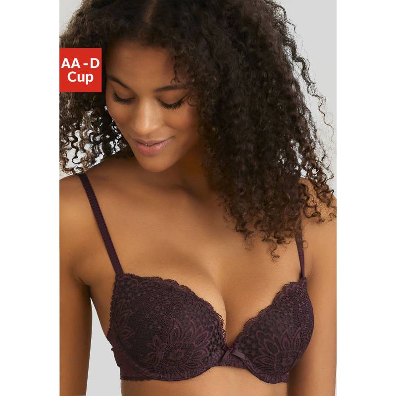 VIVANCE Push-up-BH Damen dark violet Gr.75C von VIVANCE