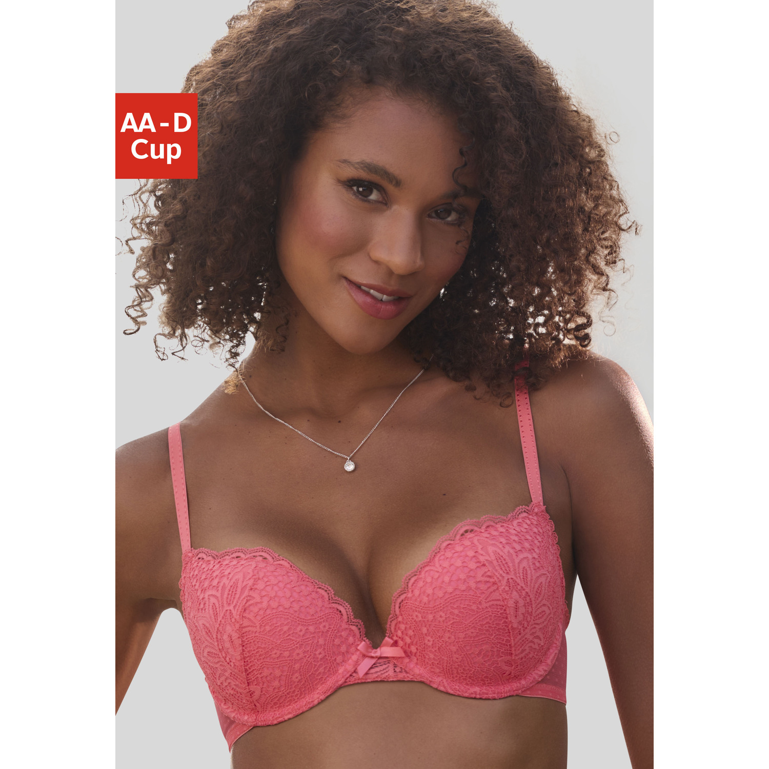 VIVANCE Push-up-BH Damen koralle Gr.80AA von VIVANCE