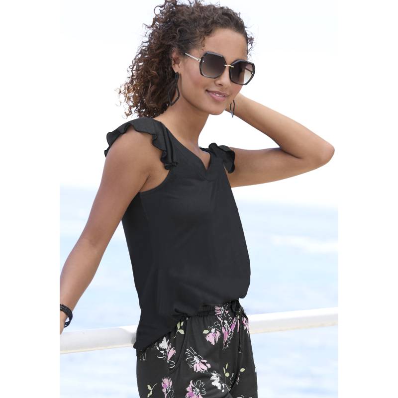 VIVANCE Rundhalsshirt Damen schwarz Gr.32/34 von VIVANCE