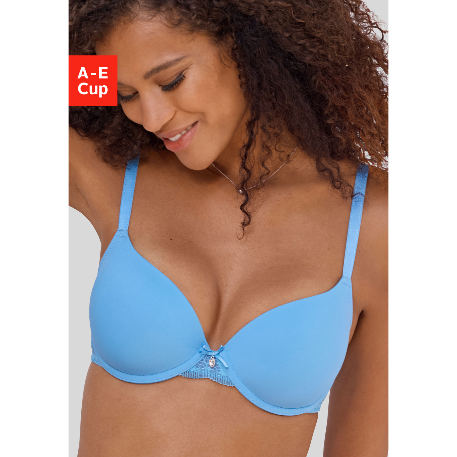 VIVANCE Schalen-BH Damen blau Gr.75E von VIVANCE