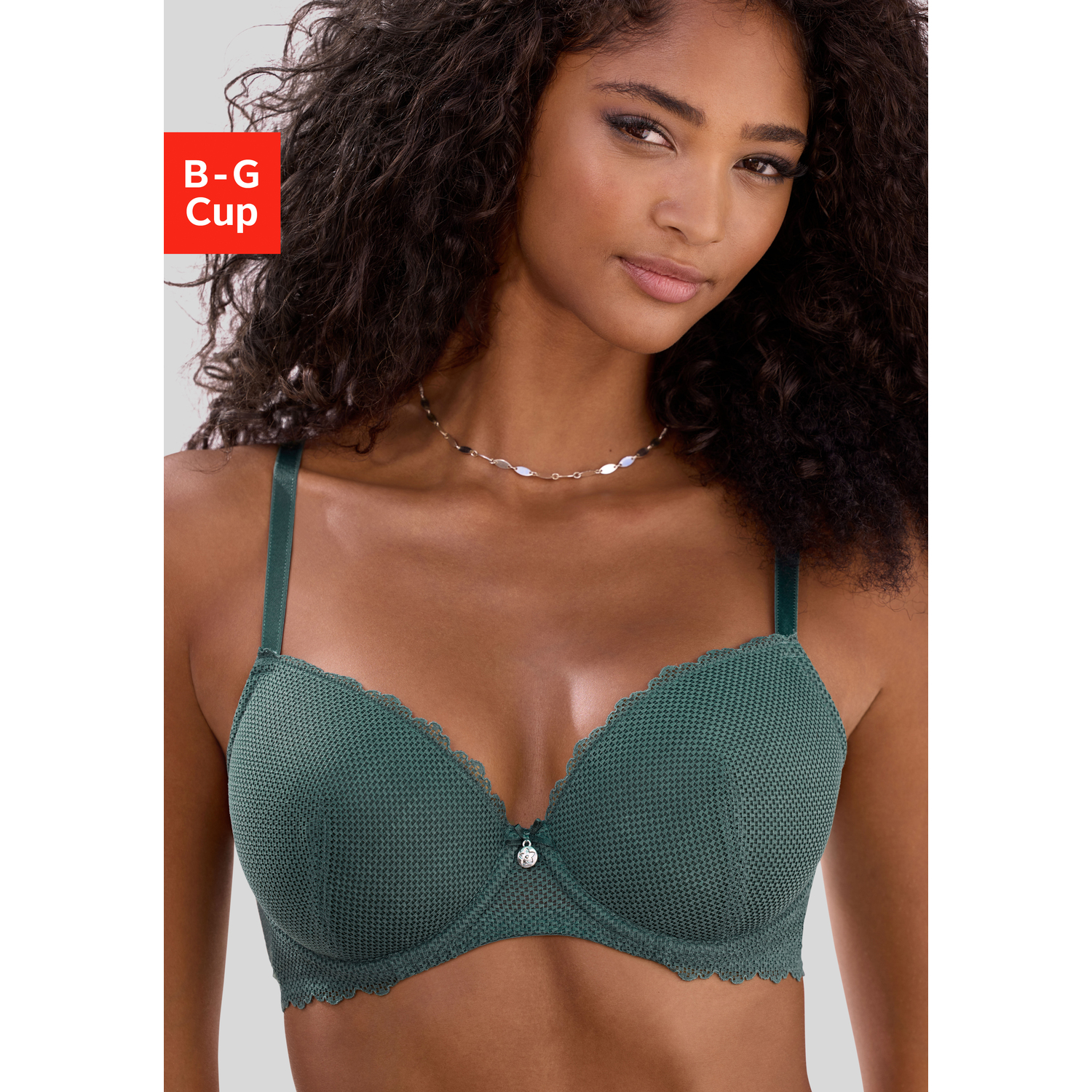 VIVANCE Schalen-BH Damen khaki Gr.100D von VIVANCE