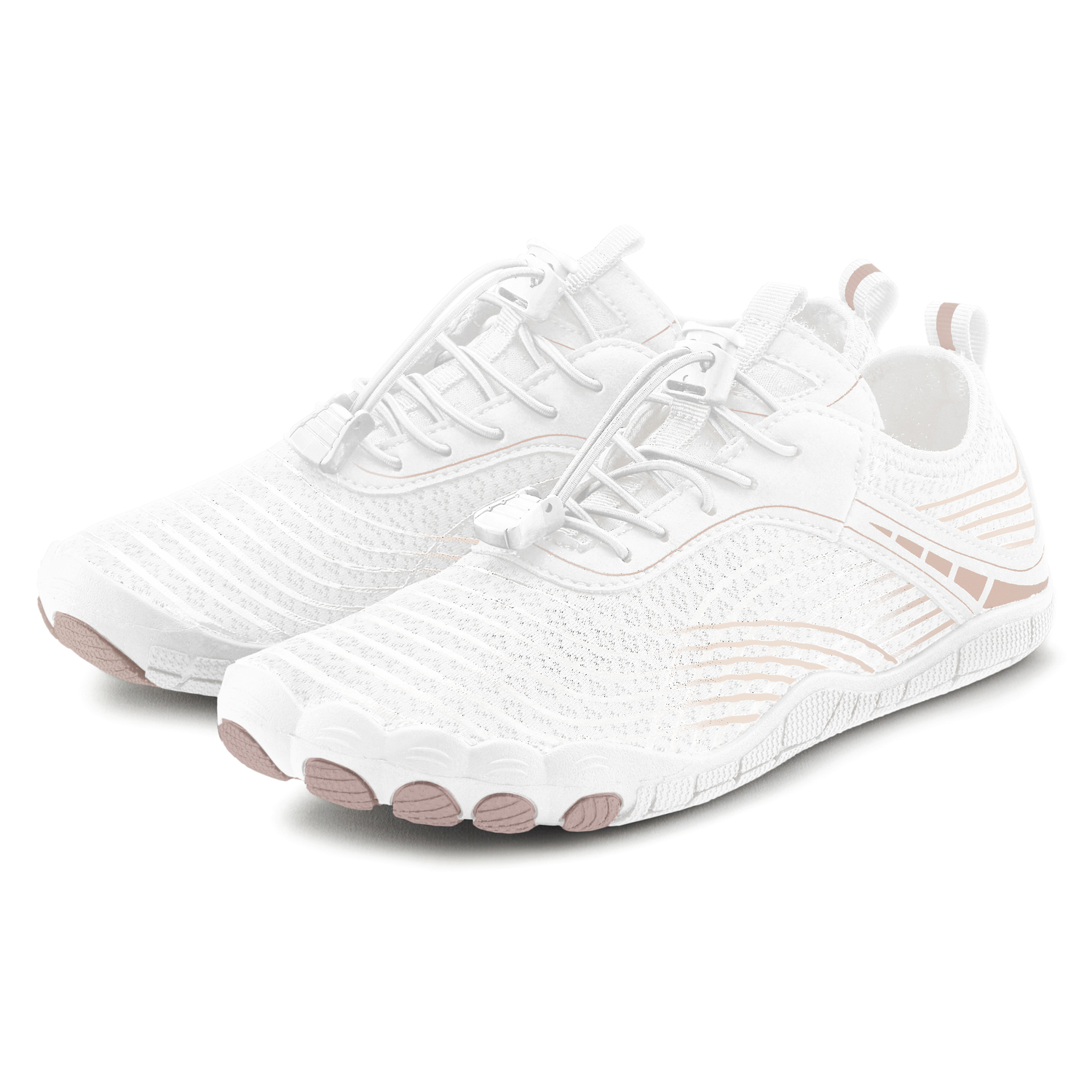 VIVANCE Sneaker Damen weiß / rose Gr.35 von VIVANCE