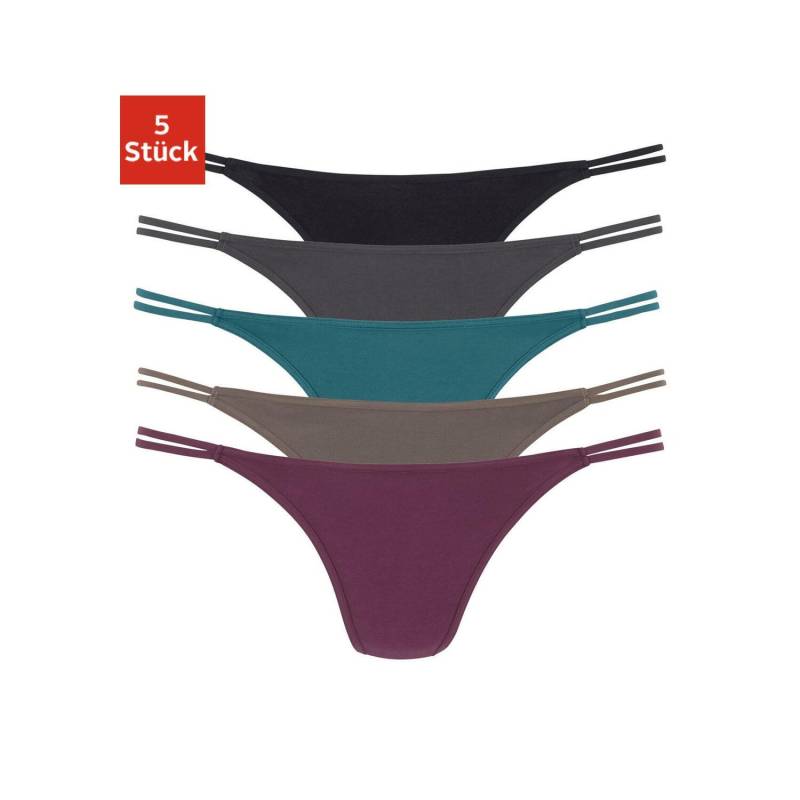 VIVANCE String Damen bordeaux, taupe, petrol, anthrazit, schwarz Gr.44/46 von VIVANCE