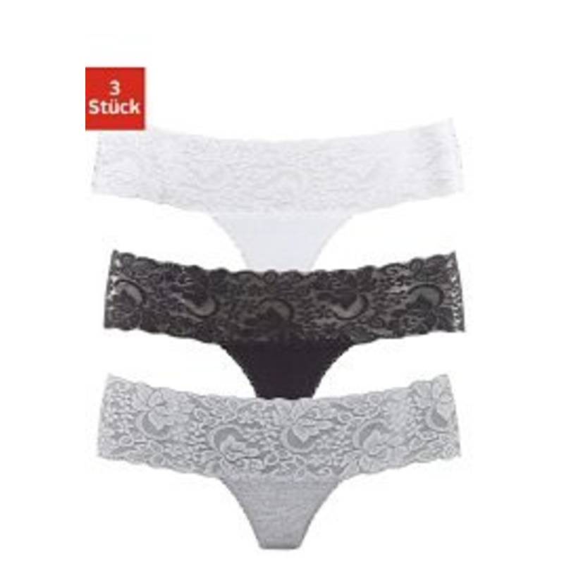 VIVANCE String Damen weiß, grau-meliert, schwarz Gr.40/42 von VIVANCE