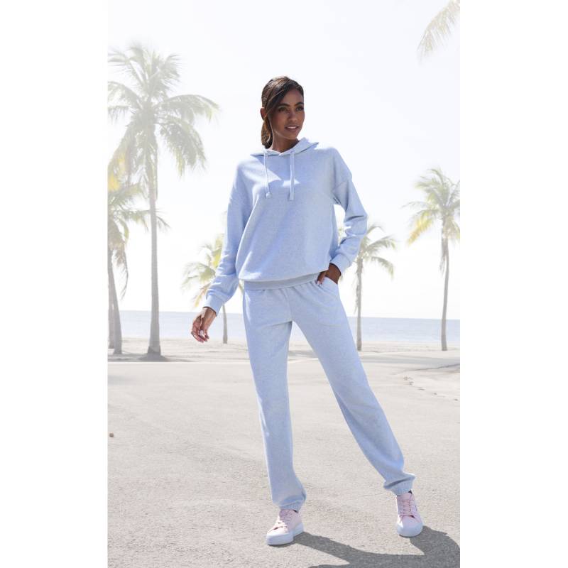 VIVANCE Sweatpants Damen hellblau meliert Gr.40/42 von VIVANCE