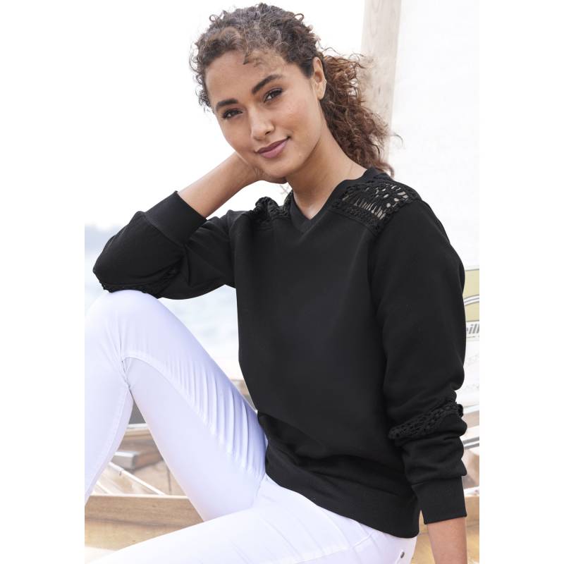 VIVANCE Sweatshirt Damen schwarz Gr.36/38 von VIVANCE